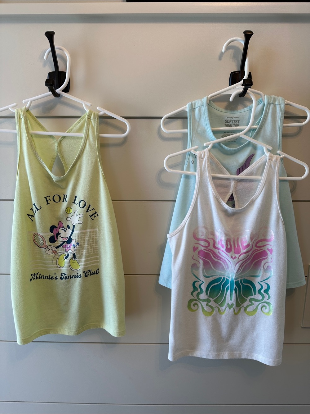 jumping beans Girls Tank Tops Set - Yellow, White, Light Blue